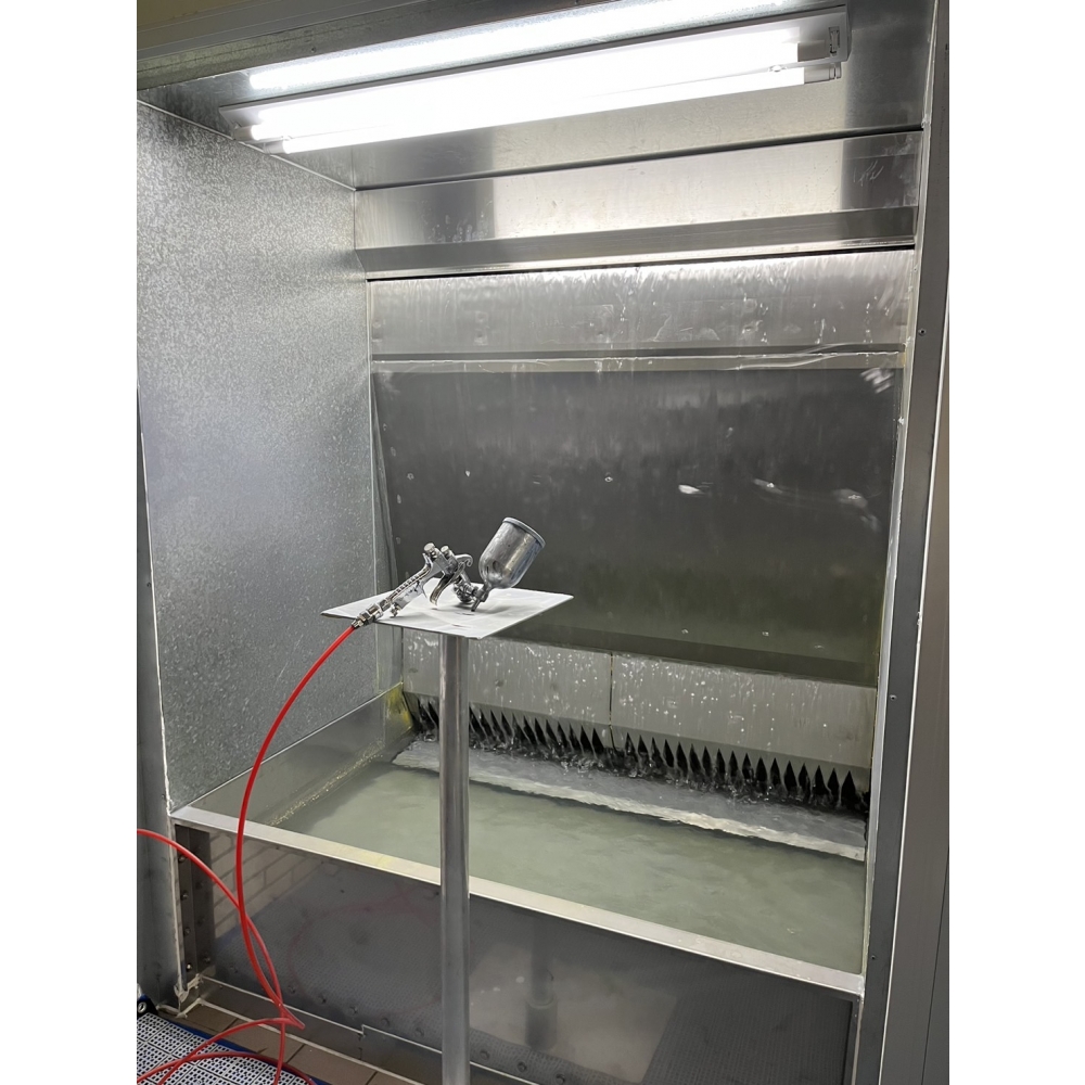 We have 3 independent painting booths.