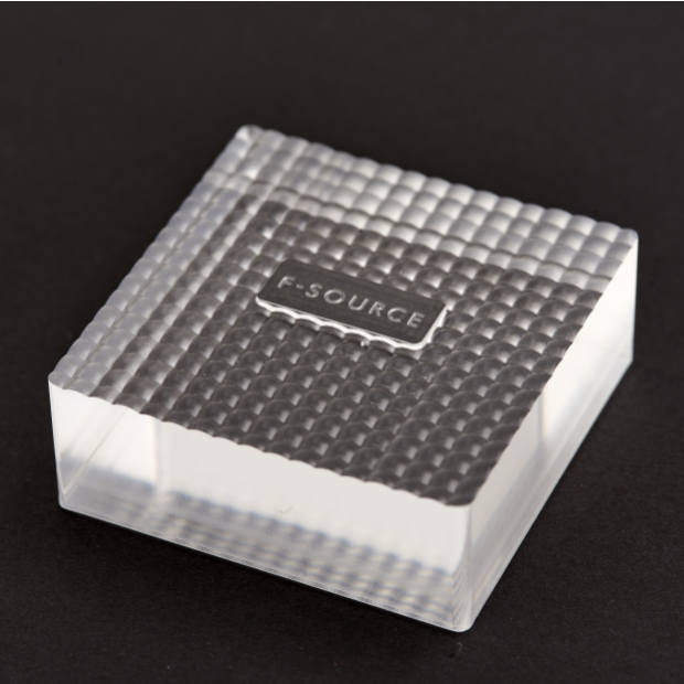 Precision-machined PMMA headlight section